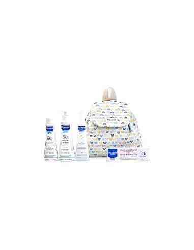 MUSTELA MOCHILA LITTLEMOMENTS RAYAS