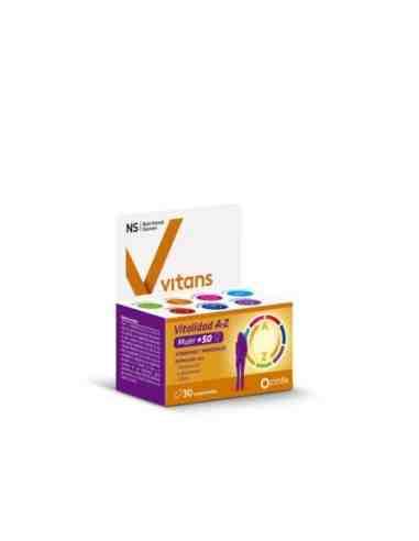NS VITANS VITALIDAD A-Z MUJER 50+ 30 COMPRIMIDOS