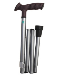 BASTON MULETILLA PLEGABLE EXTENSIBLE ALUMINIO AC