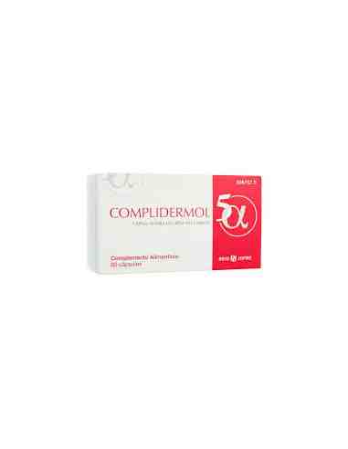 COMPLIDERMOL 5ALFA 60 CAPS