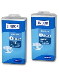 PAÑAL LINDOR ELASTICO NOCHE GRANDE 80 UD