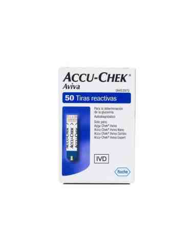ACCU CHEK AVIVA TIRAS REAC GLUCOSA 50 UD