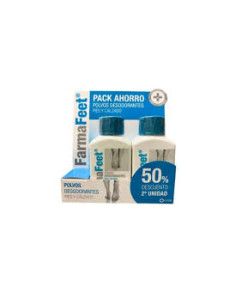 FARMAFEET POLVOS DESODORANTES PIES 2 ENVASES 75 G PACK AHORRO