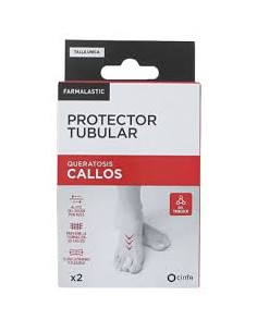 PROTECTOR TUBULAR CALLOS FARMALASTIC 2 UNIDADES TALLA UNICA