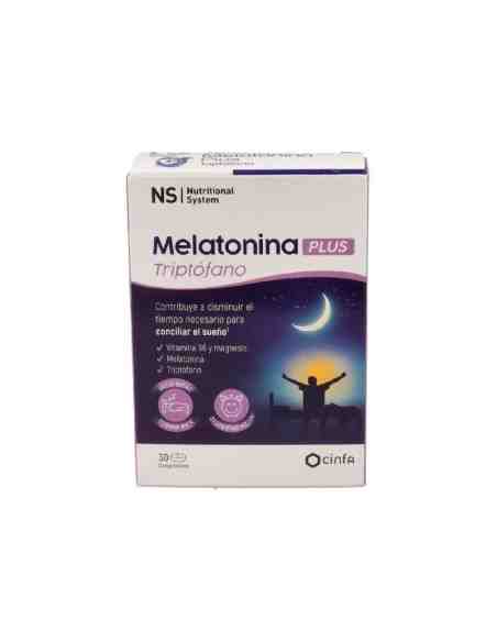 NS MELATONINA PLUS TRIPTOFANO 30 COMPRIMIDOS