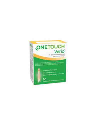 TIRAS REACTIVAS GLUCEMIA ONETOUCH VERIO 50 U
