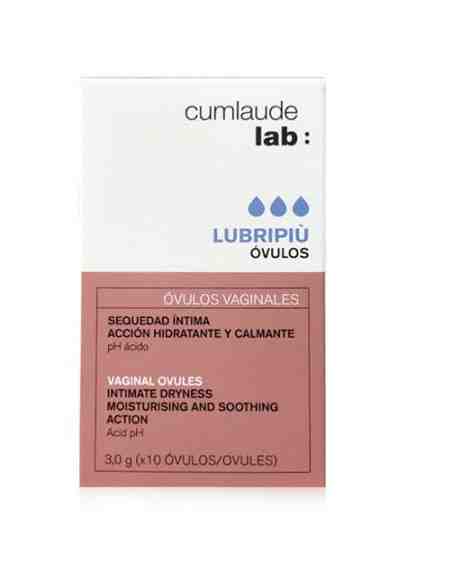 CUMLAUDE LAB: LUBRIPIU OVULOS VAGINALES 10 UNIDA