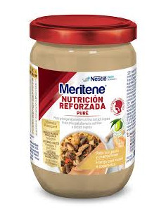 MERITENE PURE 300 G POLLO PASTA Y CHAMPIÑONES