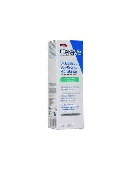 CERAVE OIL CONTROL GEL CREMA HIDRATANTE 1 ENVASE 52 ML DOSIFICACOR