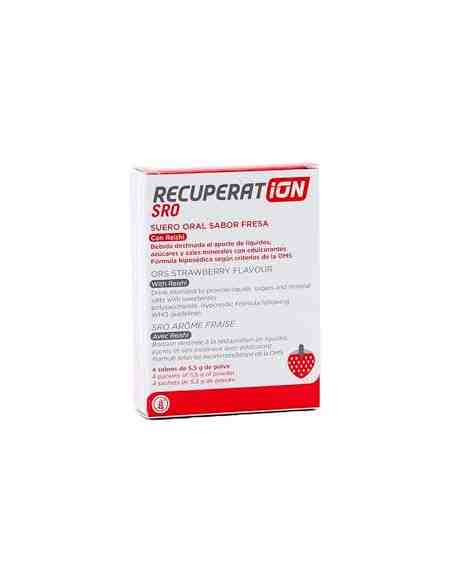 RECUPERAT-ION SUERO ORAL S.R.O. 4 SOBRES SABOR FRESA