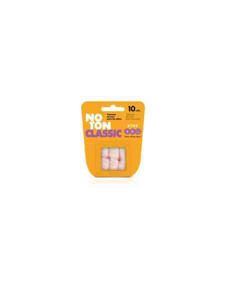 TAPONES OIDOS NOTON CERA ALGODON 10 U CAJITA DE