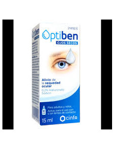 OPTIBEN OJOS SECOS GOTAS 1 FRASCO 15 ML
