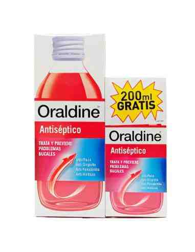 ORALDINE ANTISEPTICO PACK 400 ML +200 ML