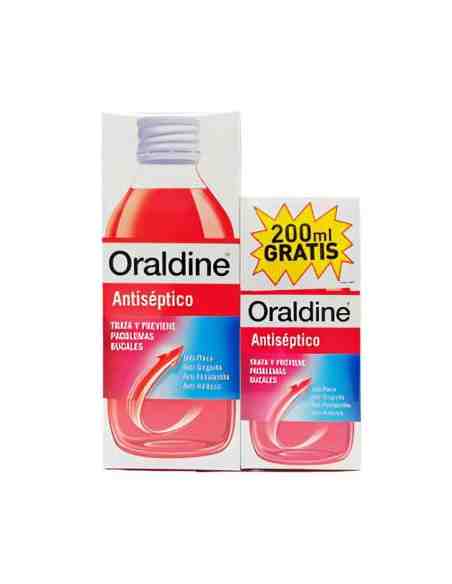 ORALDINE ANTISEPTICO PACK 400 ML +200 ML