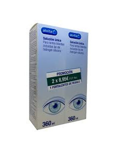 ALVITA SOLUCION UNICA 2 U X 360 ML
