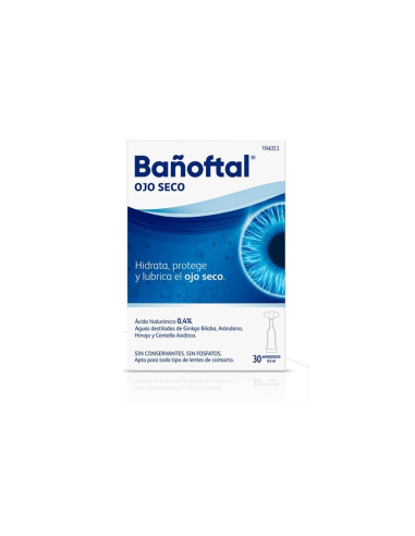 BAÑOFTAL OJO SECO 30 MONODOSIS 0,5 ML