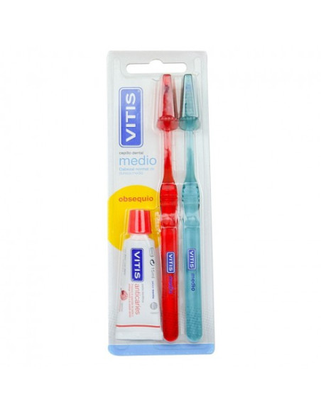 CEPILLO DENTAL ADULTO VITIS MEDIO DUPLO