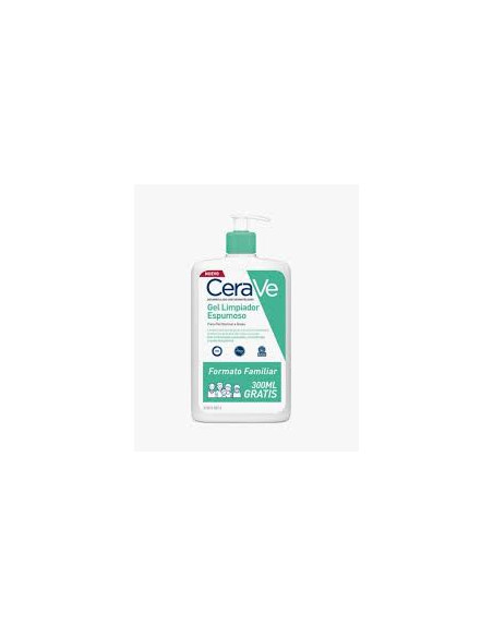 CERAVE GEL LIMPIADOR ESPUMOSO 1 ENVASE 1000 ML