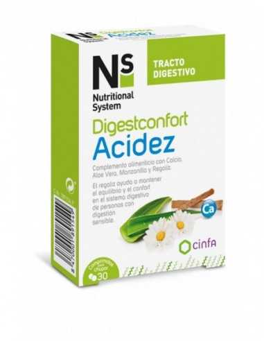 NS DIGESTCONFORT ACIDEZ 30 COMPRIMIDOS PARA CHUP