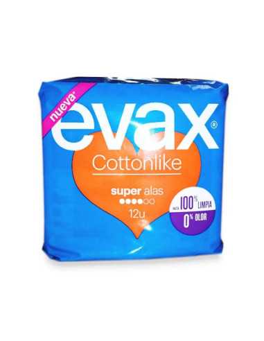 COMPRESAS HIGIENICAS FEMENINAS EVAX COTTONLIKE S