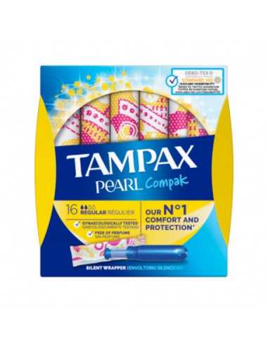 TAMPAX COMPAK PEARL REGULA 18U