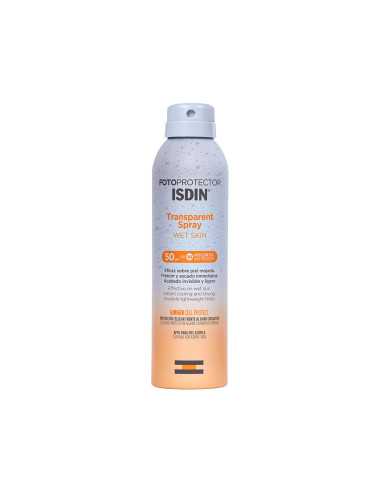 FOTOPROTECTOR ISDIN SPF 50 SPRAY TRANSPARENT WET