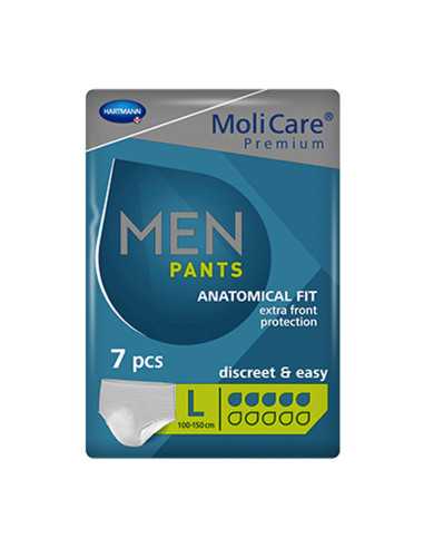 MOLICARE PR MEN PANTS 5GOTAS TALLA L 7PZ