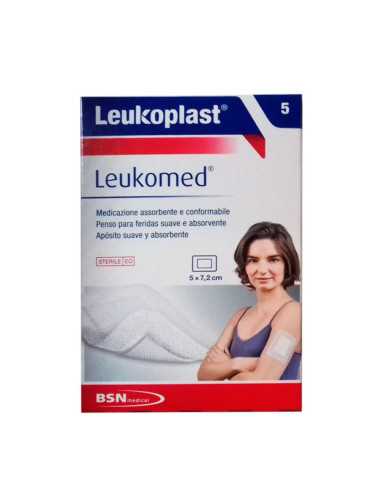 LEUKOMED SORBACT APOSITO ESTERIL ADH 5 X 7.2 CM