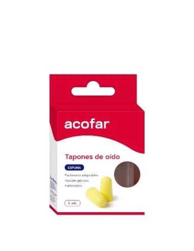 TAPONES OIDOS ACOFARMA ESPUMA 6 U