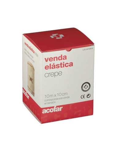 VENDA ELASTICA CREPE ACOFAR 10 M X 10 CM