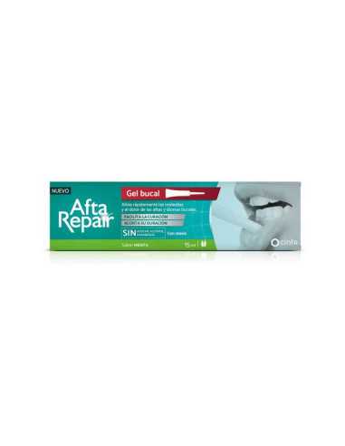 AFTA REPAIR GEL 1 ENVASE 15 ML SABOR MENTA