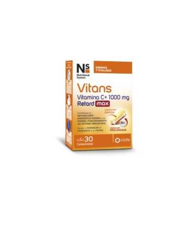 NS VITANS VITAMINA C+ 1000 MG RETARD MAX 30 COMP