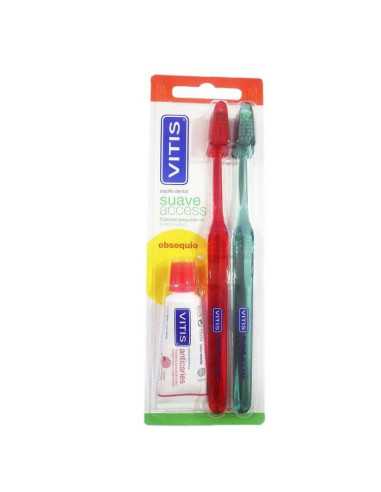 CEPILLO DENTAL ADULTO VITIS SUAVE DUPLO