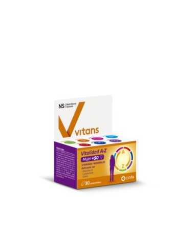 NS VITANS VITALIDAD A-Z MUJER 50+ 30 COMPRIMIDOS