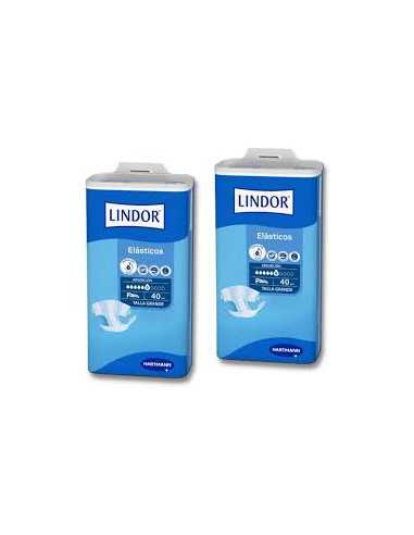 PAÑAL LINDOR ELASTICO NOCHE GRANDE 80 UD