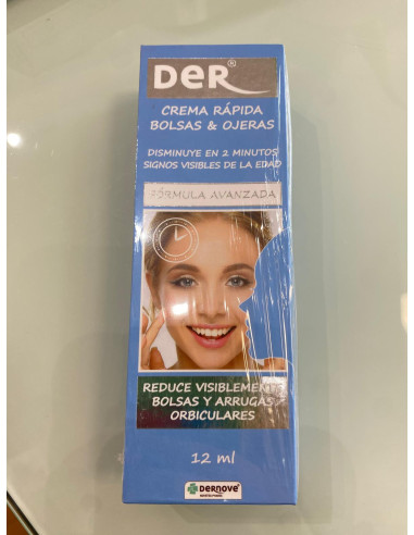 DER CREMA RAPIDA BOLSAS Y OJERAS 1 TUBO 12 ML