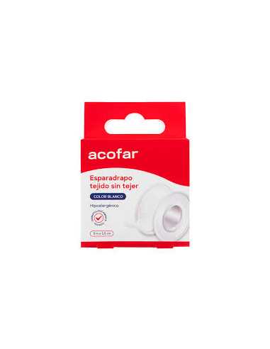 ESPARADRAPO ACOFAR TEJIDO SIN TEJER 1 UNIDAD 5 M
