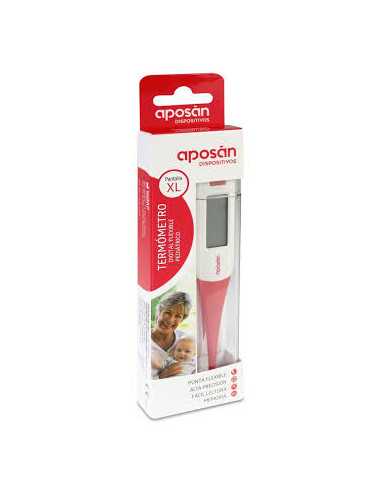 TERMOMETRO CLINICO DIGITAL APOSAN FLEXIBLE PEDIATRICO XL 1 UNIDAD