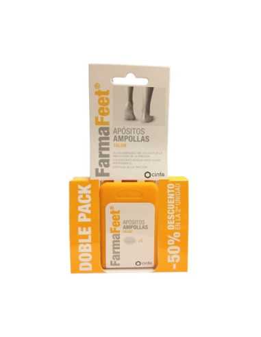 FARMAFEET AMPOLLAS TALON APOSITO ADHESIVO PACK DOBLE