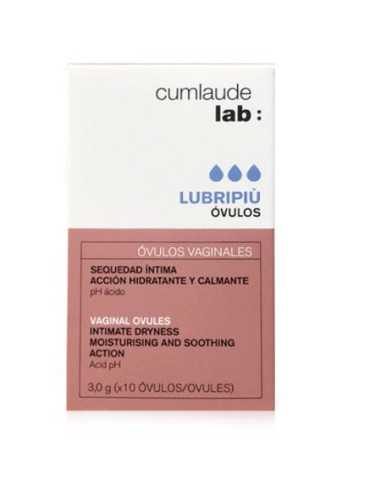 CUMLAUDE LAB: LUBRIPIU OVULOS VAGINALES 10 UNIDA