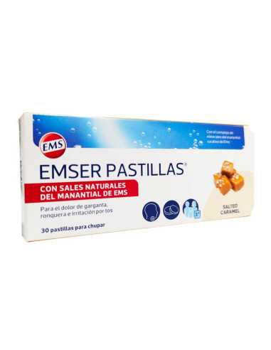 EMSER SALTED CARAMEL 30 PASTILLAS PARA CHUPAR