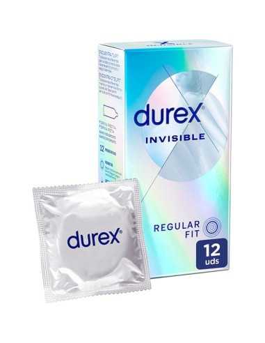 DUREX INVISIBLE EXTRA FINO EXTRA SENSITIVO PRESERVATIVOS 12 UNIDADES