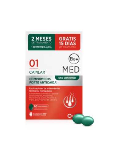 BE+ MED CAPILAR USO CONTINUO FORTE 60 COMPRIMIDOS
