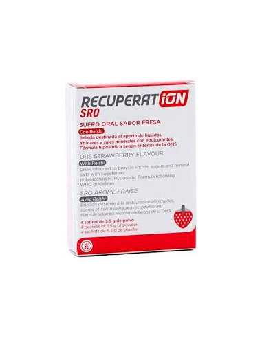 RECUPERAT-ION SUERO ORAL S.R.O. 4 SOBRES SABOR FRESA
