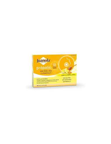 JUANOLA PROPOLIS MIEL -NARANJA- VIT C 24U