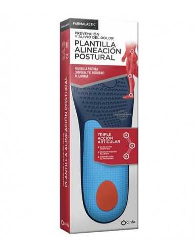 PLANTILLA TERAPEUTICA ALINEACION POSTURAL FARMALASTIC 2 UNIDADES TALLA EXTRAGRANDE