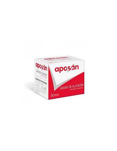 GASA ESTERIL ALGODON HIDROFILO COMPRESAS APOSAN 10 SOBRES 5 UNIDADES