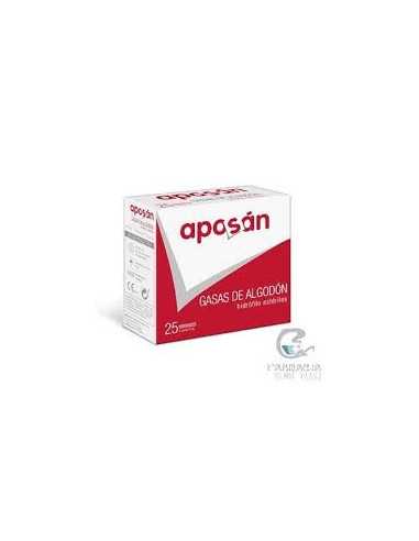 GASA ESTERIL ALGODON HIDROFILO COMPRESAS APOSAN 20 SOBRES 5 UNIDADES