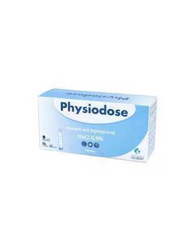 PHYSIODOSE SUERO FISIOLOGICO 40 UNIDADES MONODOSIS 5 ML