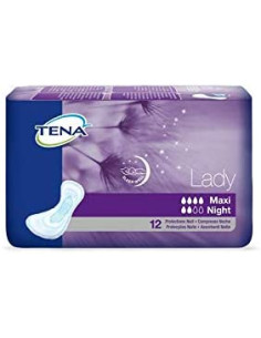 TENA DISCREET MAXI NIGHT 12 UD